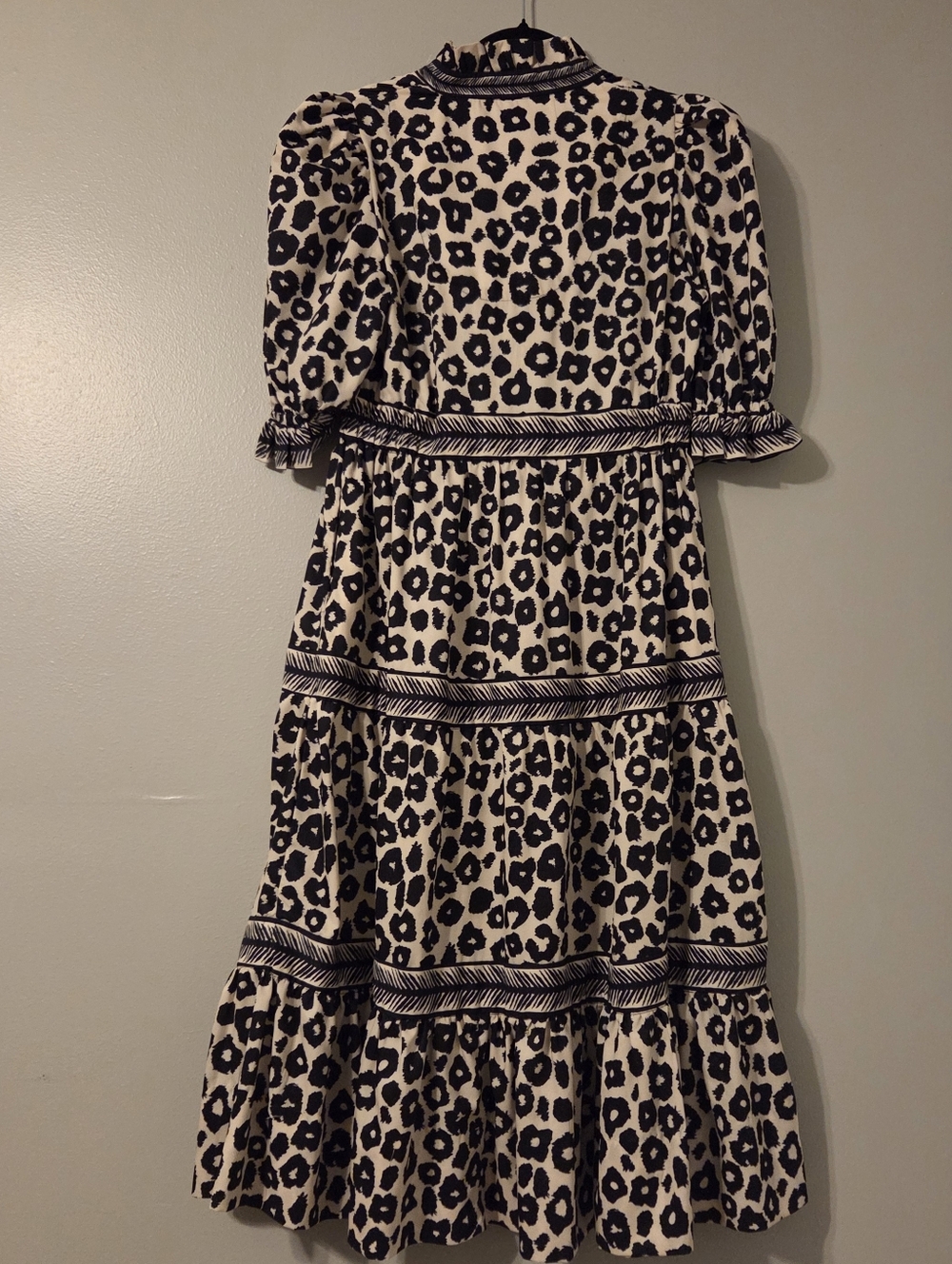 Gretchen Scott Womens Tan Peasant Maxi Dress. Pockets Sz S Cottagecore Garden - Picture 4 of 8